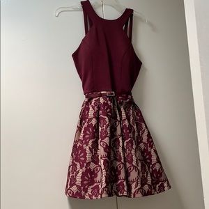 Crystal Doll Junior Semi Formal Dress.